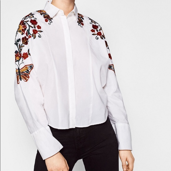 Zara | Tops | Zara Button Down Spanish 